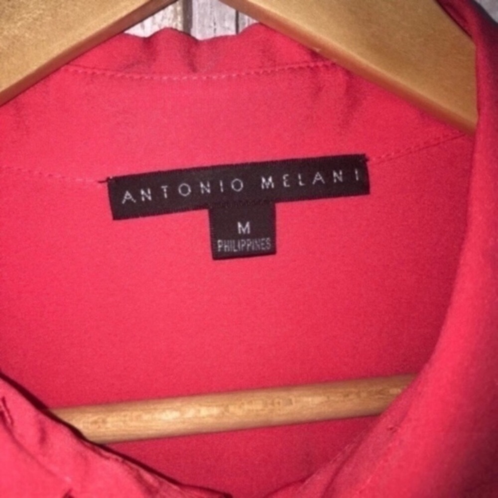 Antoni Melani Neon Pink Button Down - Picture 4 of 4